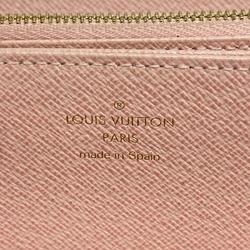 Louis Vuitton Long Wallet Monogram Zippy M41894 Rose Ballerine Ladies