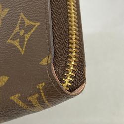 Louis Vuitton Long Wallet Monogram Zippy M41894 Rose Ballerine Ladies