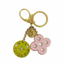 Louis Vuitton Keychain Portocle Looping M66006 Gold Ladies