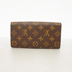 Louis Vuitton Long Wallet Monogram Portefeuille Sarah M61734 Brown Ladies