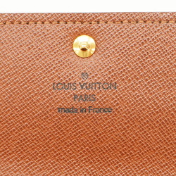 Louis Vuitton Long Wallet Monogram Portefeuille Sarah M61734 Brown Ladies