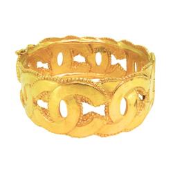 Chanel Bracelet Coco Mark GP Plated Gold 96A Women's