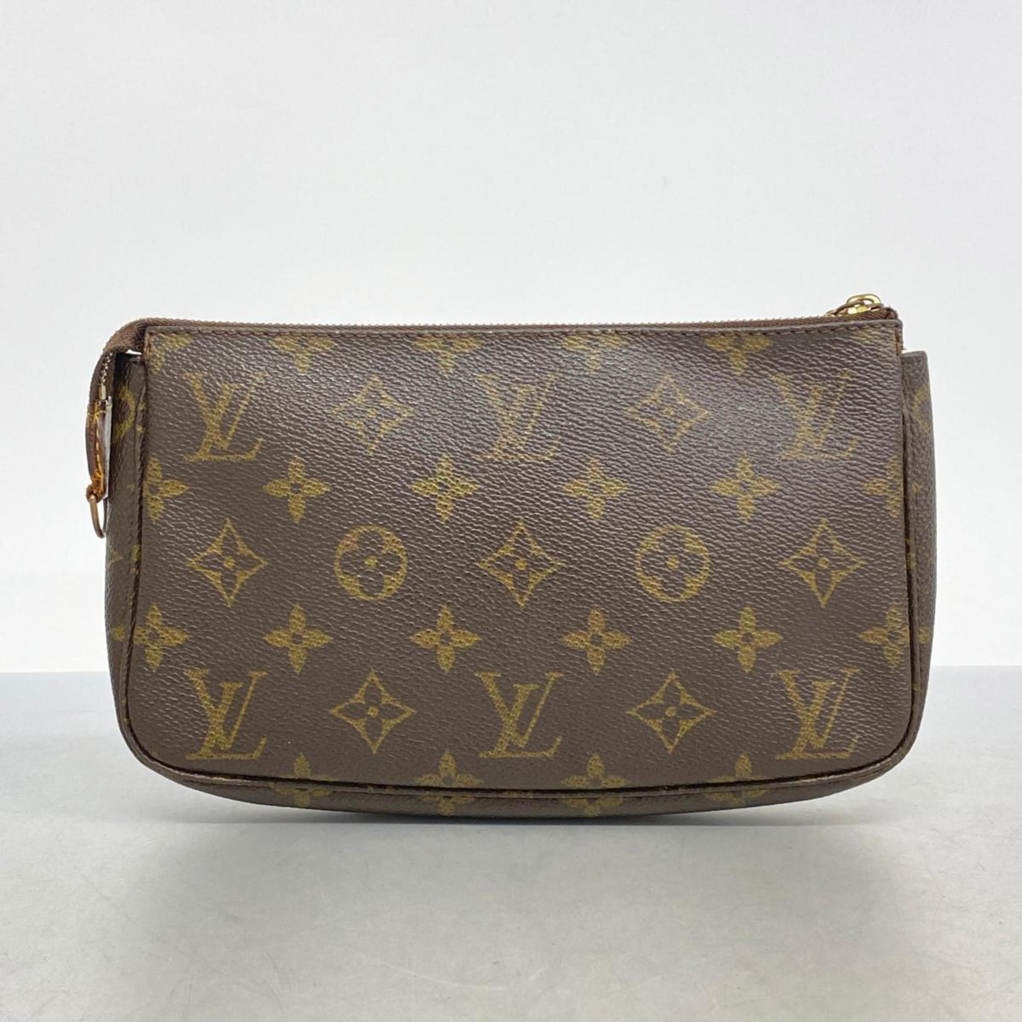 Louis Vuitton Pouch Monogram Pochette Accessoires M51980 Brown Women's