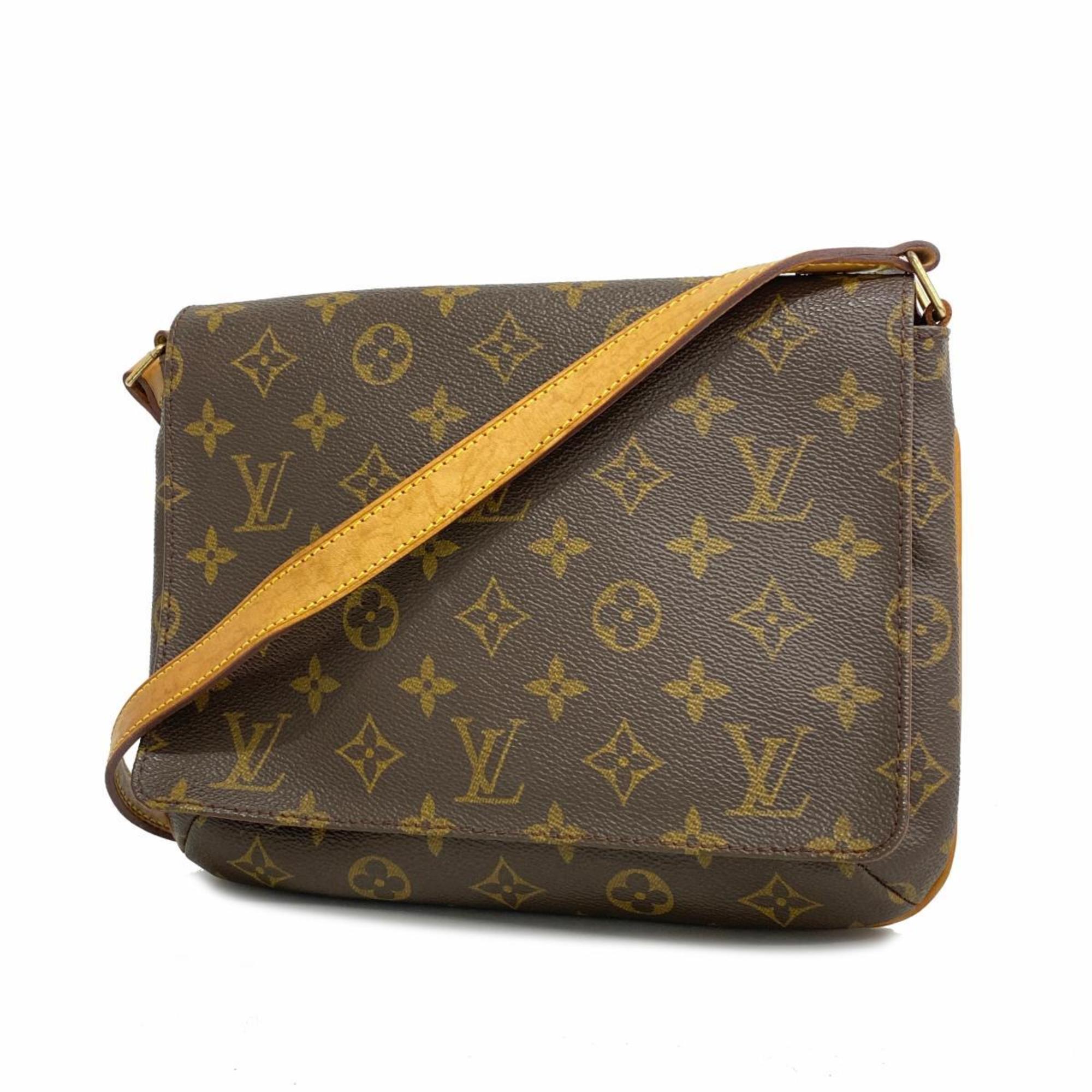 Louis Vuitton Shoulder Bag Monogram Musette Tango Short Strap M51257 Brown Women's