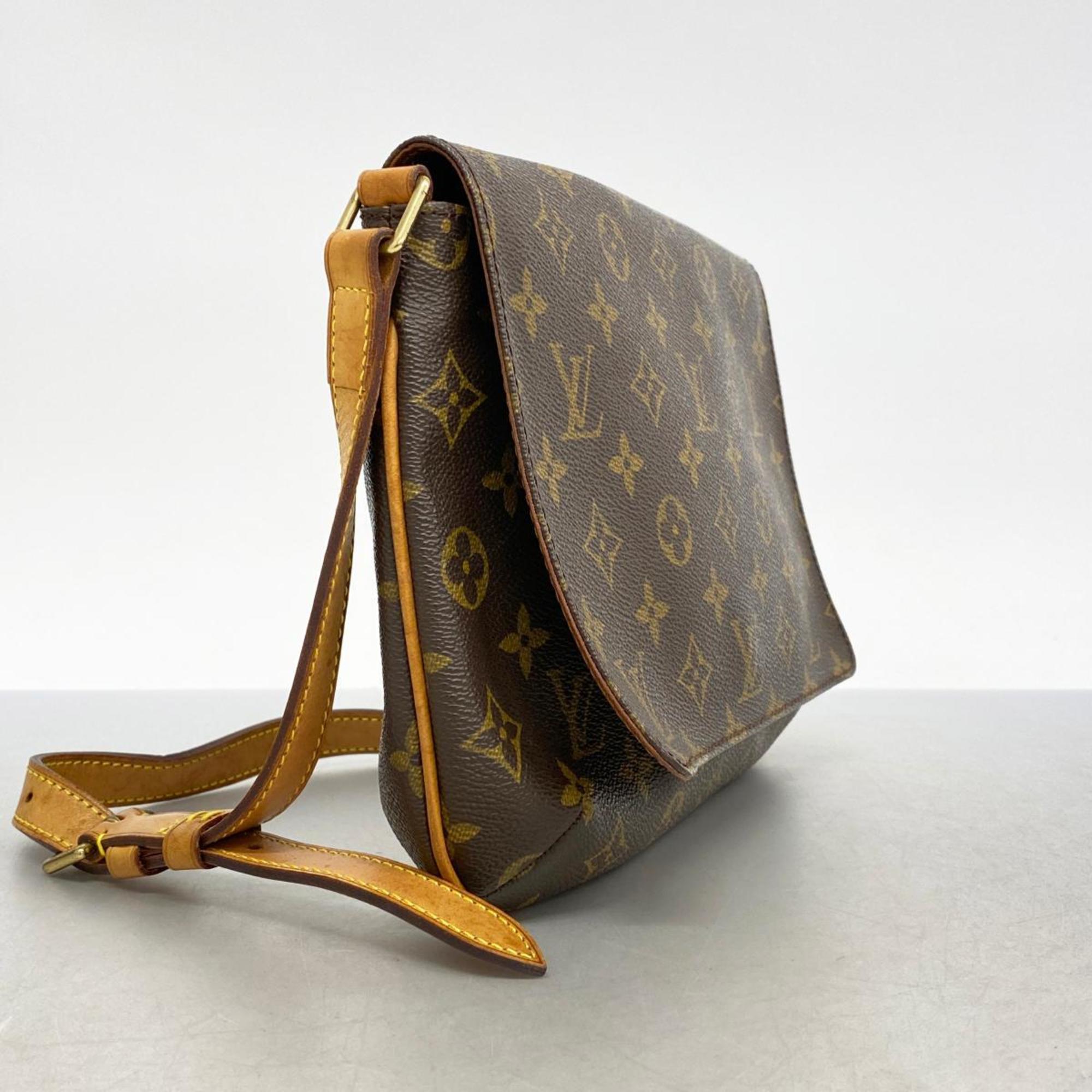 Louis Vuitton Shoulder Bag Monogram Musette Tango Short Strap M51257 Brown Women's