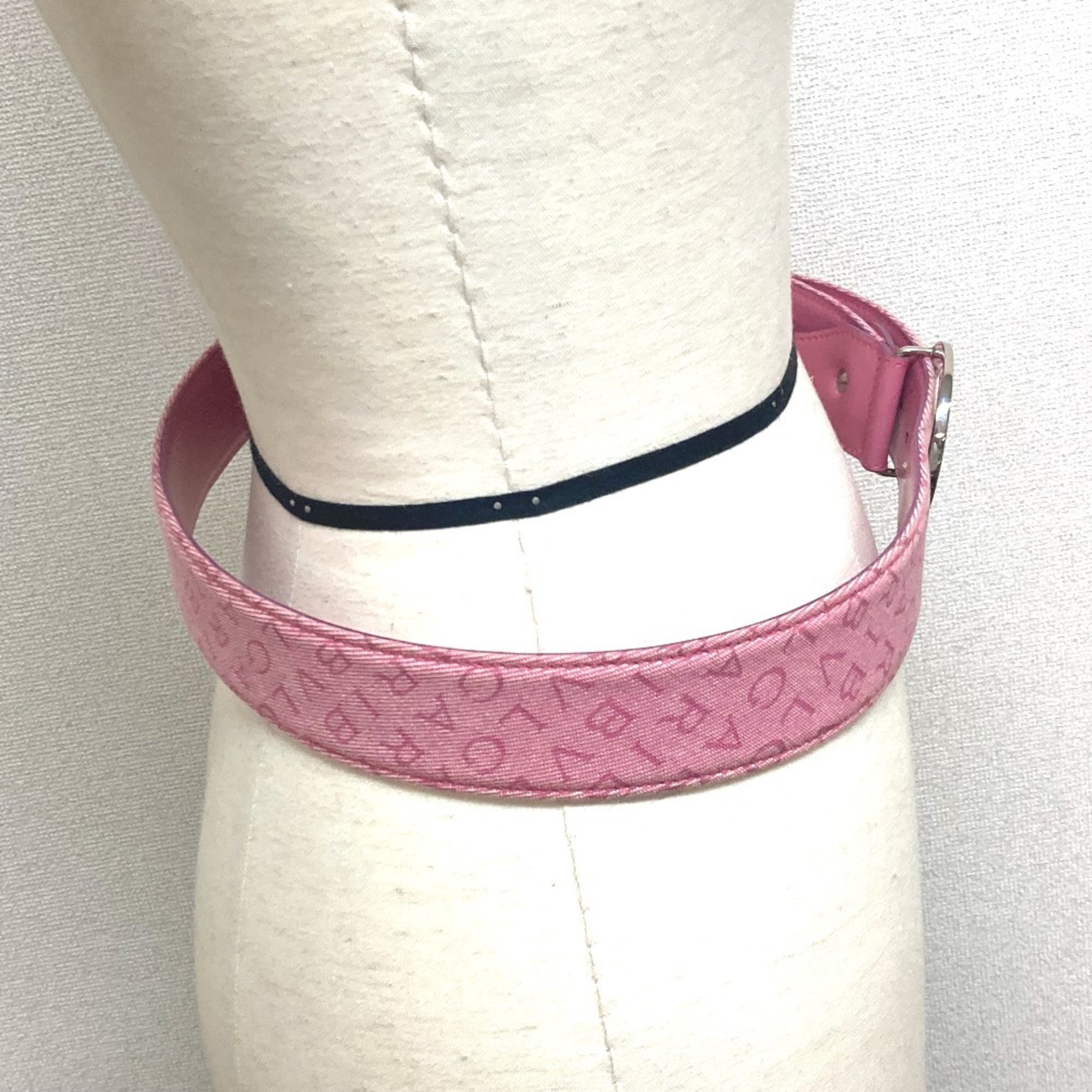 BVLGARI Bvlgari Mania Belt Canvas Women's Pink