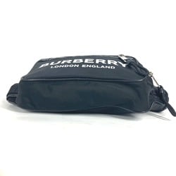 BURBERRY 8014603 Waist Pouch Cross Shoulder Bag Body Nylon Men's Black