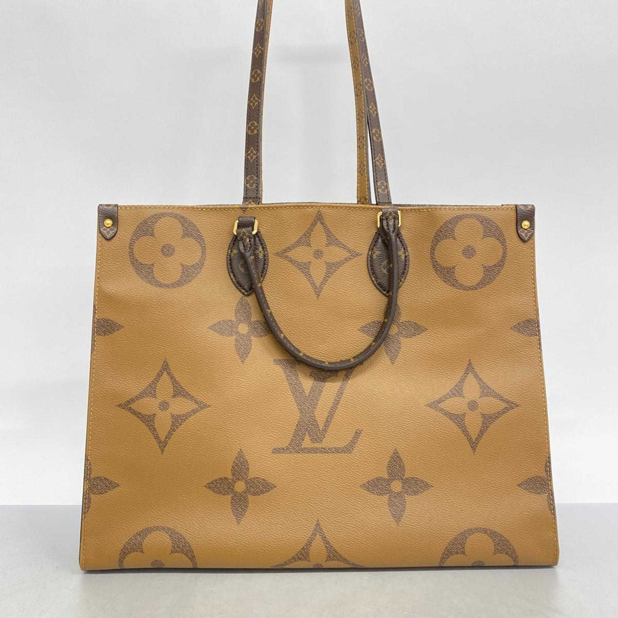 Louis Vuitton Tote Bag Monogram Giant On The Go GM M44576 Brown Women's