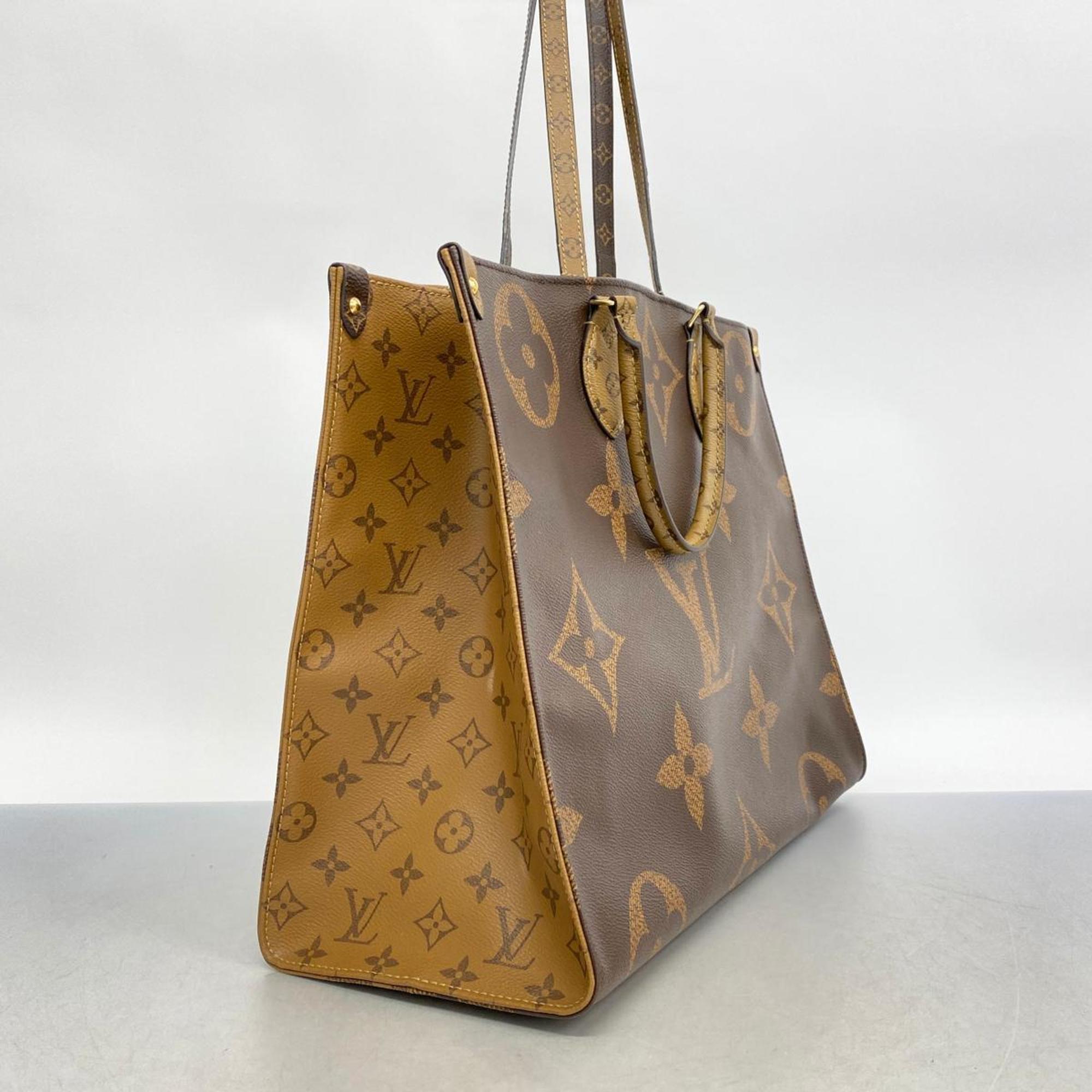 Louis Vuitton Tote Bag Monogram Giant On The Go GM M44576 Brown Women's