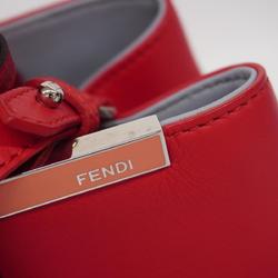 Fendi Handbag Twojour Leather Red Women's