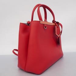 Fendi Handbag Twojour Leather Red Women's