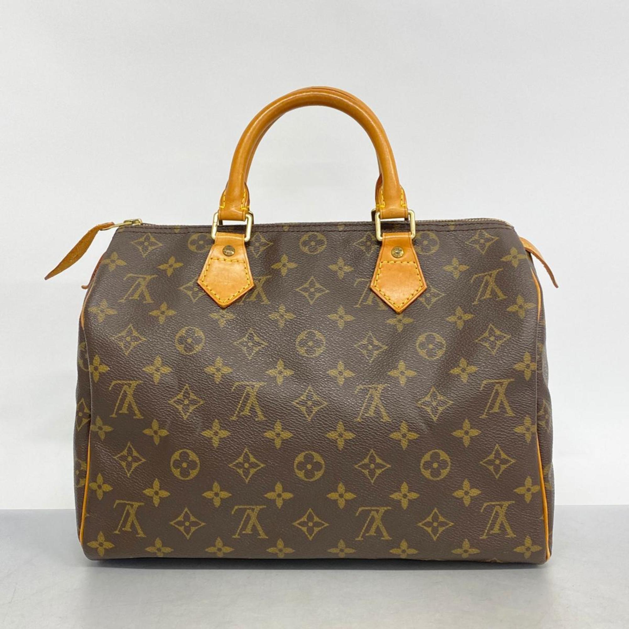 Louis Vuitton Handbag Monogram Speede 30 M41108 Brown Ladies