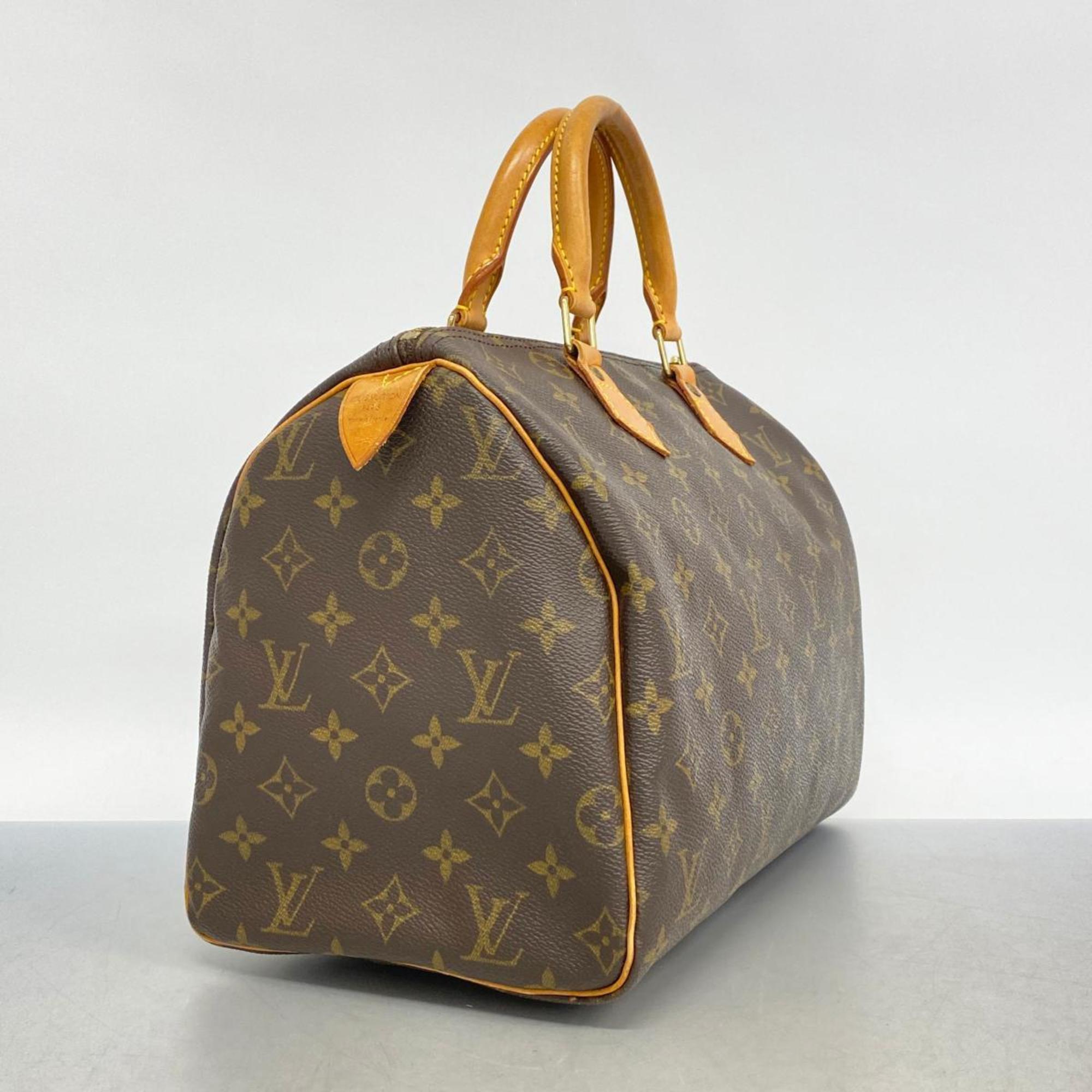 Louis Vuitton Handbag Monogram Speede 30 M41108 Brown Ladies