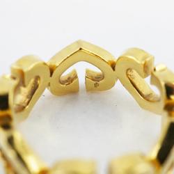 Cartier C Heart Ring K18YG Yellow Gold Women's