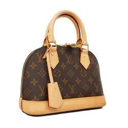 Louis Vuitton Handbag Monogram M53152 Alma BB Brown Ladies