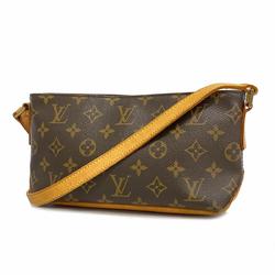 Louis Vuitton Shoulder Bag Monogram Trotter M51240 Brown Ladies