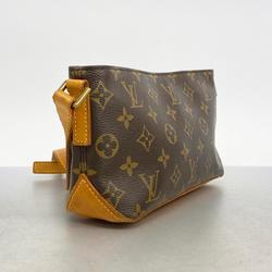 Louis Vuitton Shoulder Bag Monogram Trotter M51240 Brown Ladies