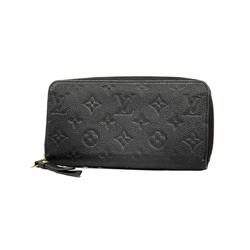 Louis Vuitton Long Wallet Monogram Empreinte Zippy M61864 Noir Ladies