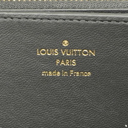 Louis Vuitton Long Wallet Monogram Embossed Zippy M81510 Noir Ladies