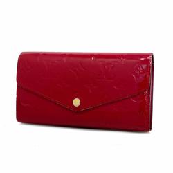 Louis Vuitton Long Wallet Vernis Portefeuille Sarah M90154 Rose Andian Ladies