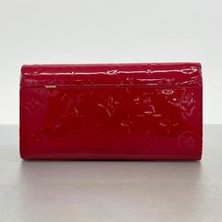 Louis Vuitton Long Wallet Vernis Portefeuille Sarah M90154 Rose Andian Ladies