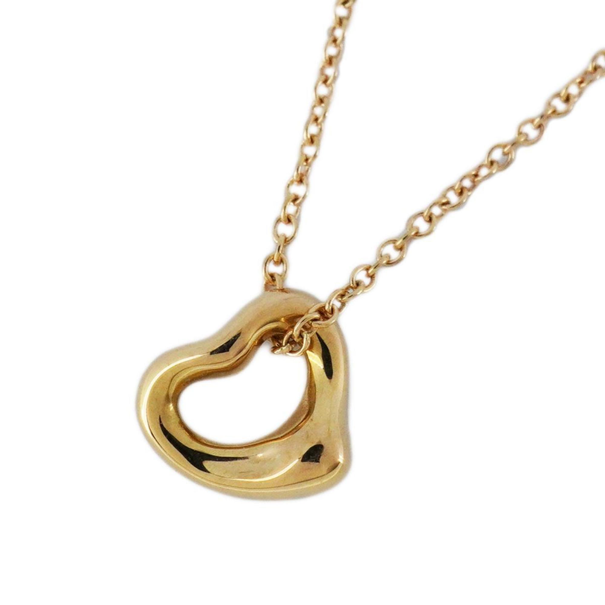 Tiffany Necklace Heart K18PG Pink Gold Women's