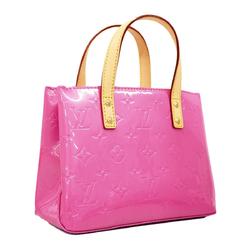 Louis Vuitton Handbag Vernis Reed PM M24028 Neon Pink Ladies