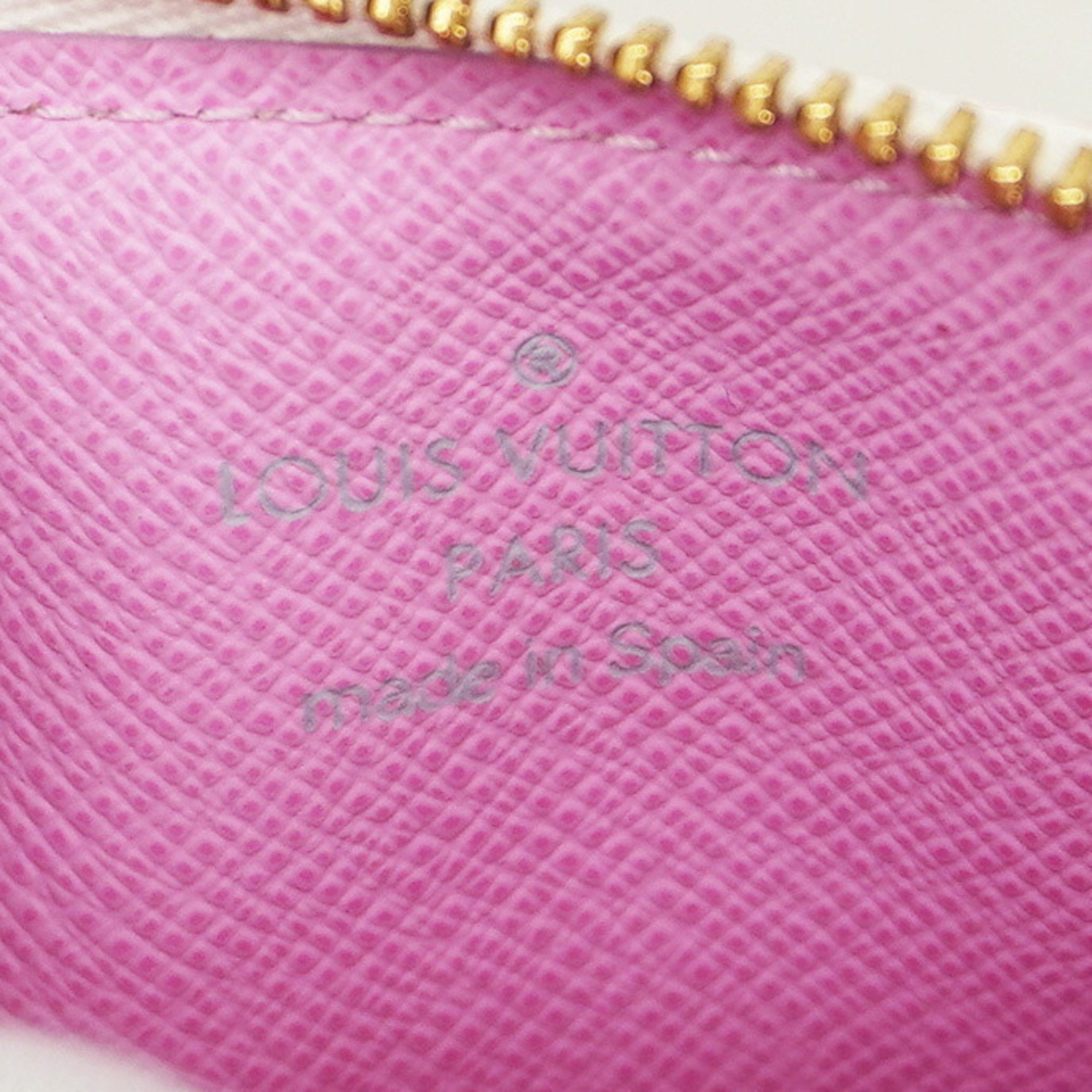 Louis Vuitton Wallet/Coin Case Monogram Multicolor Pochette Cle M93734 Bron Rich Ladies