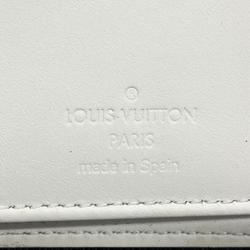 Louis Vuitton Long Wallet Monogram Shadow Zippy Vertical M83381 White Men's