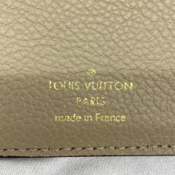 Louis Vuitton Tri-fold Wallet Monogram Empreinte Portefeuille Victorine M81861 Tourtrell Creme Ladies