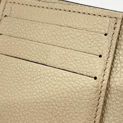 Louis Vuitton Tri-fold Wallet Monogram Empreinte Portefeuille Victorine M81861 Tourtrell Creme Ladies