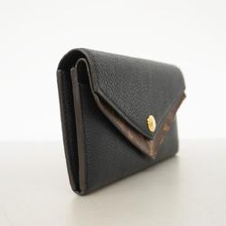 Louis Vuitton Long Wallet Portefeuille Double V M64319 Noir Ladies