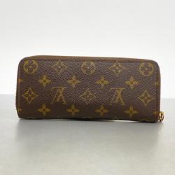 Louis Vuitton Long Wallet Monogram Portefeuille Clemence M60742 Fuchsia Ladies