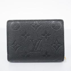 Louis Vuitton Wallet Monogram Empreinte Portefeuille M80151 Noir Ladies