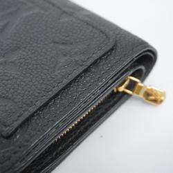 Louis Vuitton Wallet Monogram Empreinte Portefeuille M80151 Noir Ladies