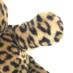 Christian Dior Dior doll bear leopard print teddy stuffed animal cotton kids brown