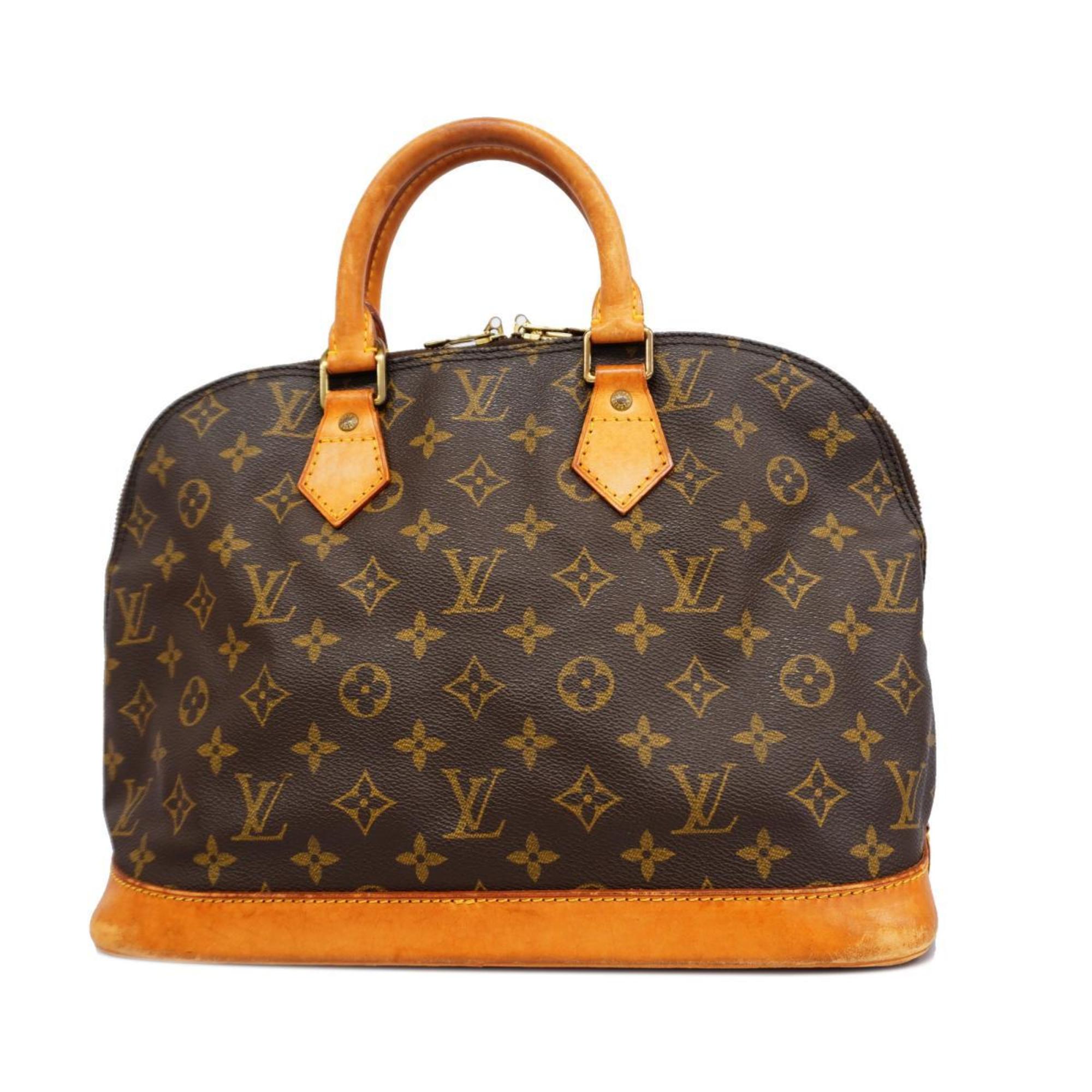 Louis Vuitton handbag Monogram Alma M51130 brown ladies