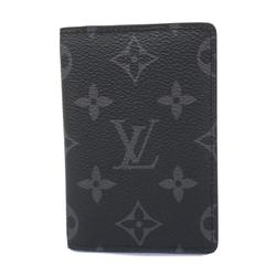 Louis Vuitton Business Card Holder Monogram Eclipse Organizer de Poche M61696 Black Men's