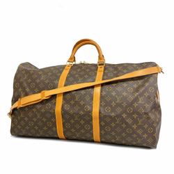 Louis Vuitton Boston Bag Monogram Keepall Bandouliere 60 M41412 Brown Men's Women's