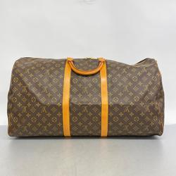 Louis Vuitton Boston Bag Monogram Keepall Bandouliere 60 M41412 Brown Men's Women's