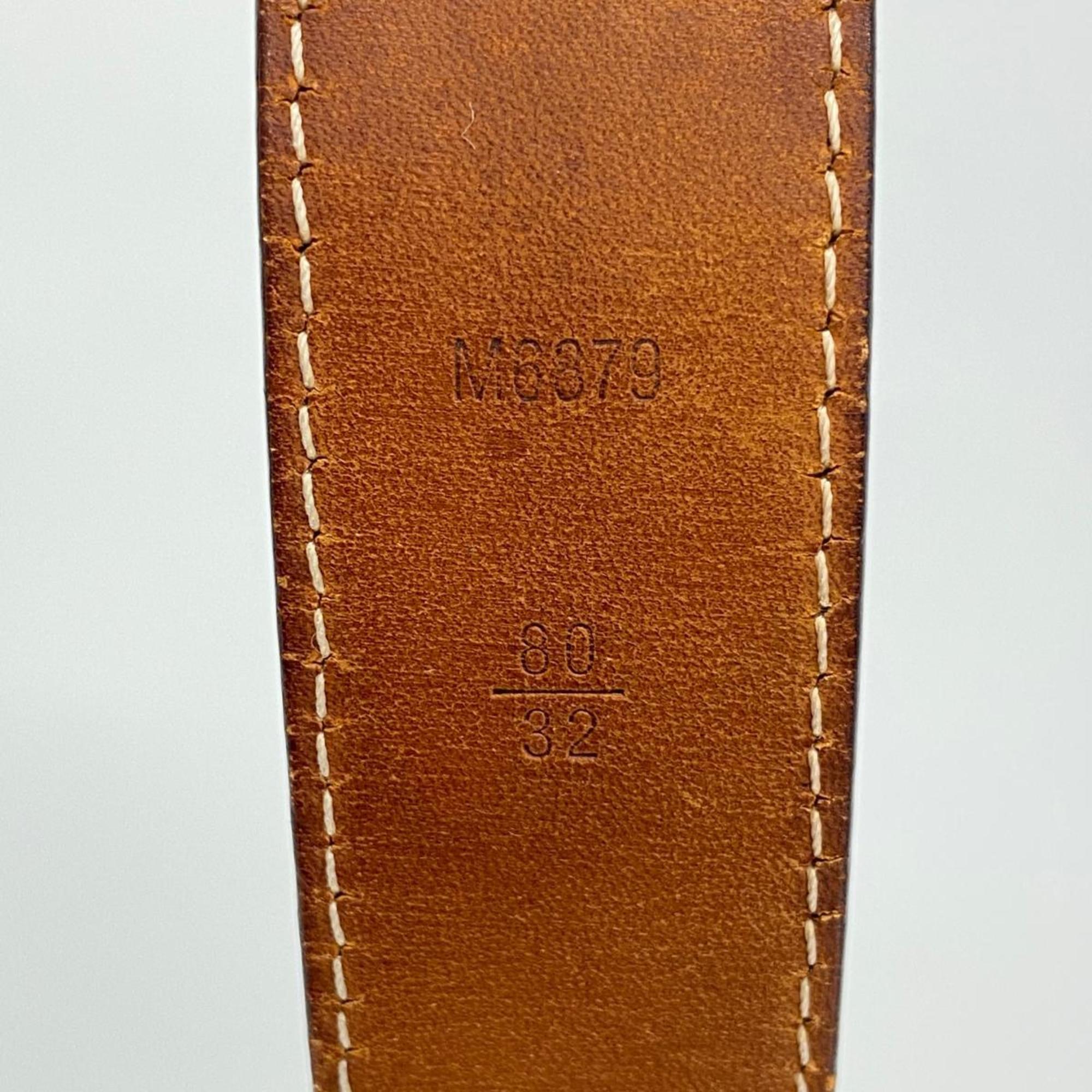 Louis Vuitton Belt Monogram Santur Brown Men's