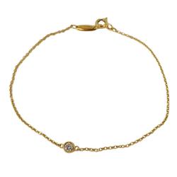 Tiffany Bracelet by the Yard 1PD Diamond K18YG Yellow Gold Women's