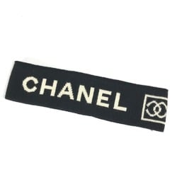 CHANEL Chanel Sport CC Coco Mark Headband Hair Hairband Wool Women's Black