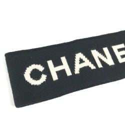 CHANEL Chanel Sport CC Coco Mark Headband Hair Hairband Wool Women's Black