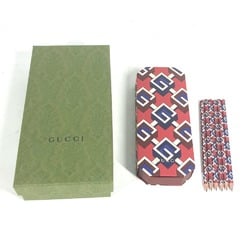 GUCCI Gucci Pencil Set of 6 Stationery Wood Women's Red