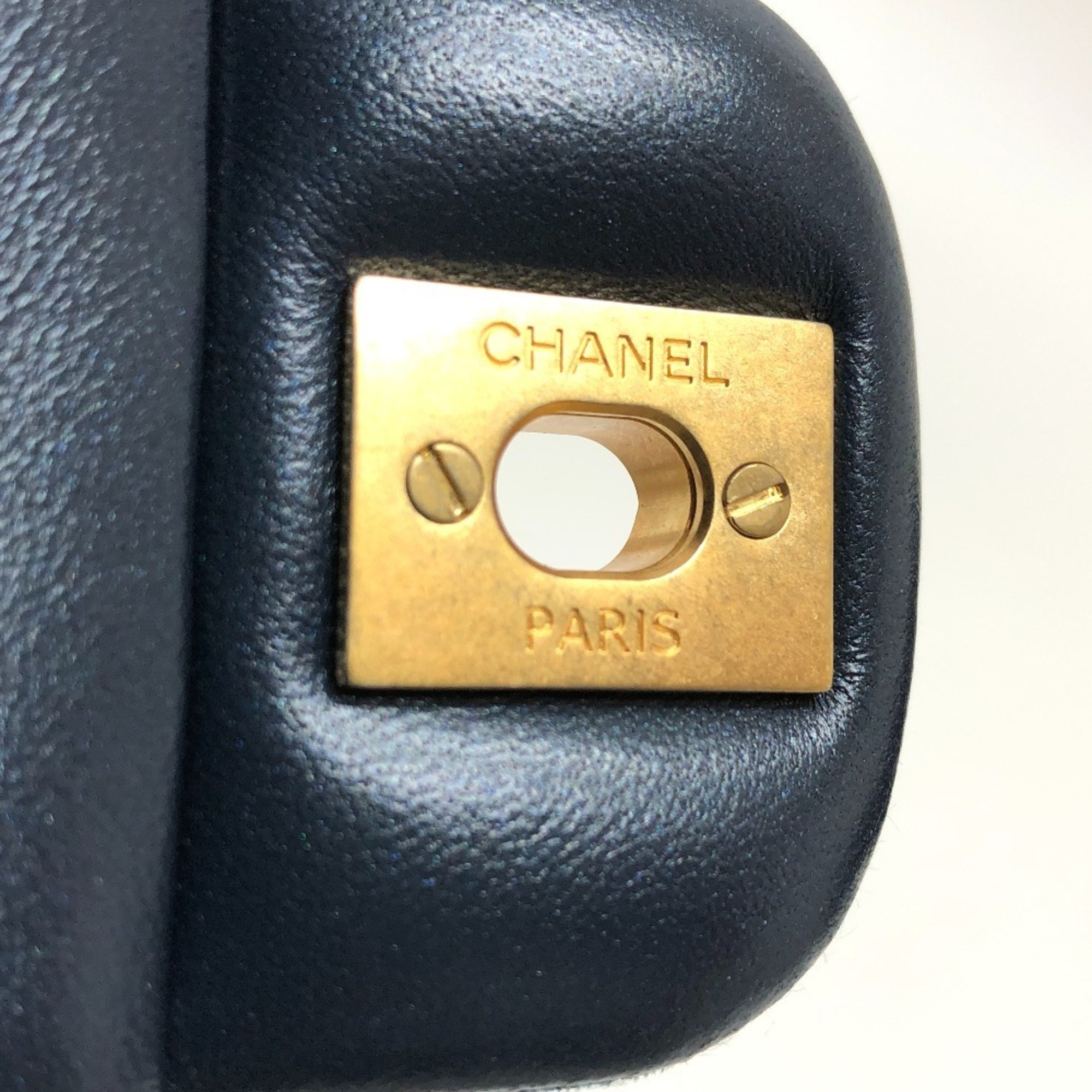 CHANEL Chanel Matelasse Gradient Shoulder Bag Denim Women's Blue