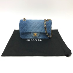 CHANEL Chanel Matelasse Gradient Shoulder Bag Denim Women's Blue