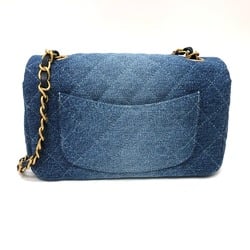 CHANEL Chanel Matelasse Gradient Shoulder Bag Denim Women's Blue