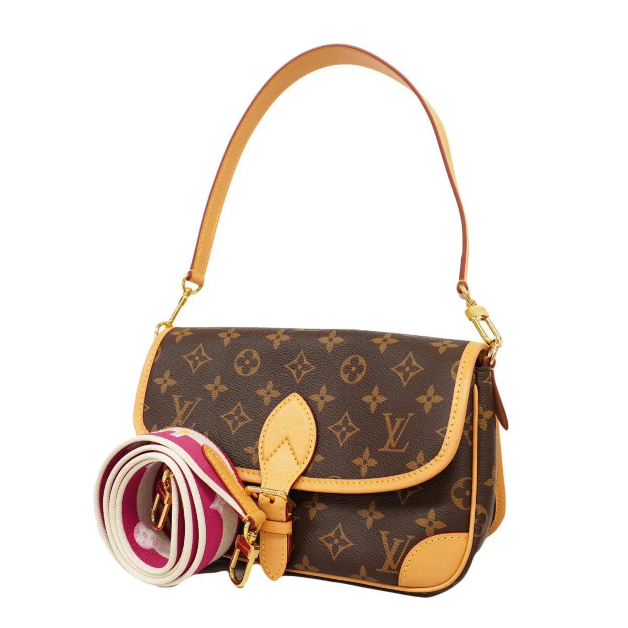 Louis Vuitton Shoulder Bag Monogram Diane PM M46049 Brown Ladies