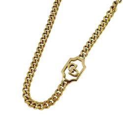 Christian Dior Necklace CD GP Plated Gold Women's